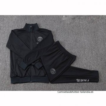 Chandal de Chaqueta del Paris Saint-Germain Jordan Nino 2025-2026 Negro